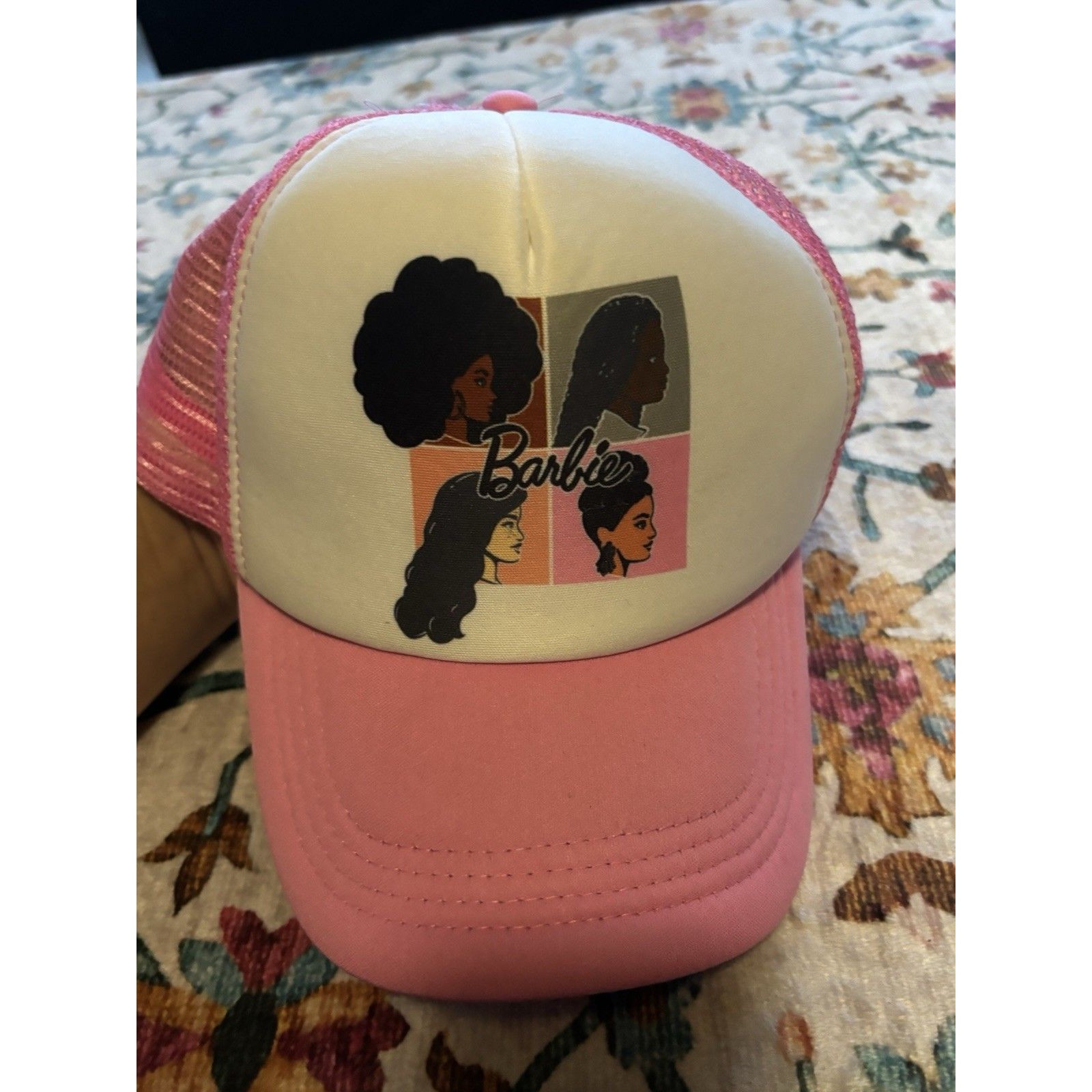 Barbie Trucker Hat Pink One Size Snapback Cap Official 2023 Mattel Berkshire